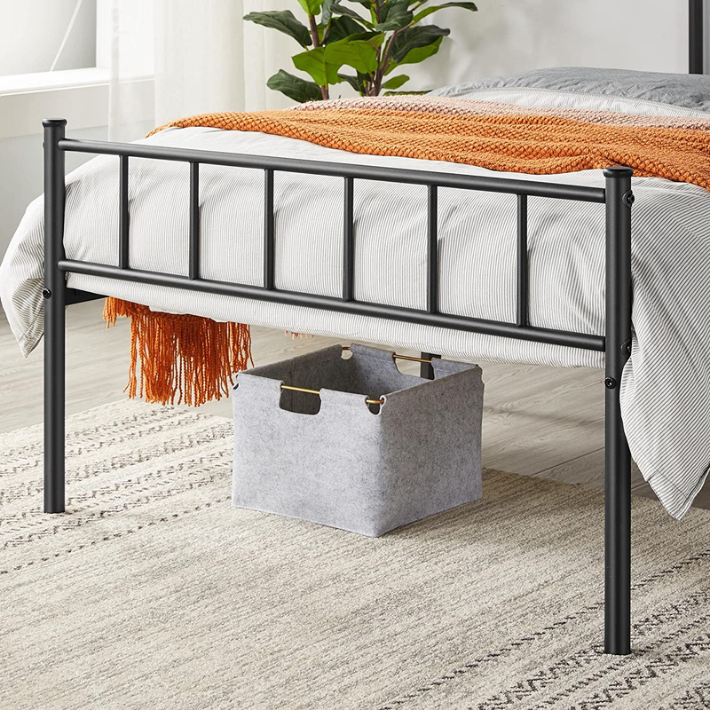 13 Inch Twin Size Metal Bed Frame with Headboard and Footboard Platform Bed Fram