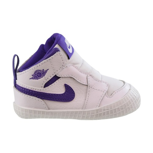 

Ботинки для кроватки Jordan 1 White-Court Purple AT3745-151
