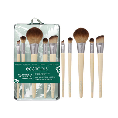 Ecotools Start the Day Beautifully 6 Piece Makeup Brush Set, Makeup Brushes for 