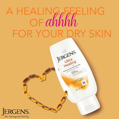 Jergens Ultra Healing Dry Skin Moisturizer, Body and Hand Lotion, for Long Skin