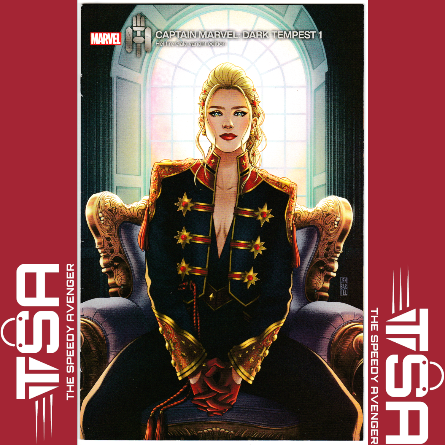 CAPTAIN MARVEL DARK TEMPEST #1 Jen Bartel Hellfire Gala Variant 2023 KEY NADA