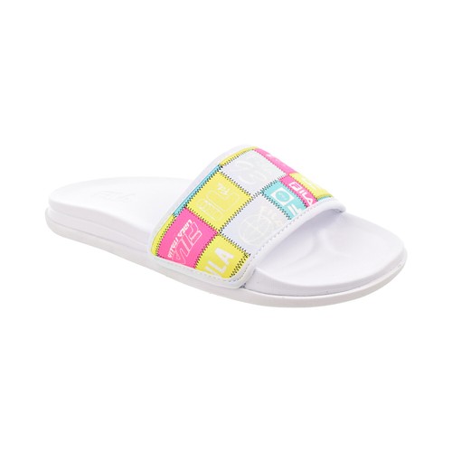 

Женские шлепанцы Fila Drifter Lux Patchwork Белый-Мульти 5SM01554-199, White-multi