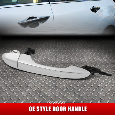 ДЛЯ 13-16 DODGE DART ХРОМИРОВАННАЯ РУЧКА ТЯГИ ПЕРЕДНЕЙ ПРАВОЙ ПАССАЖИРСКОЙ ДВЕРИ без СМАРТ-КЛЮЧА