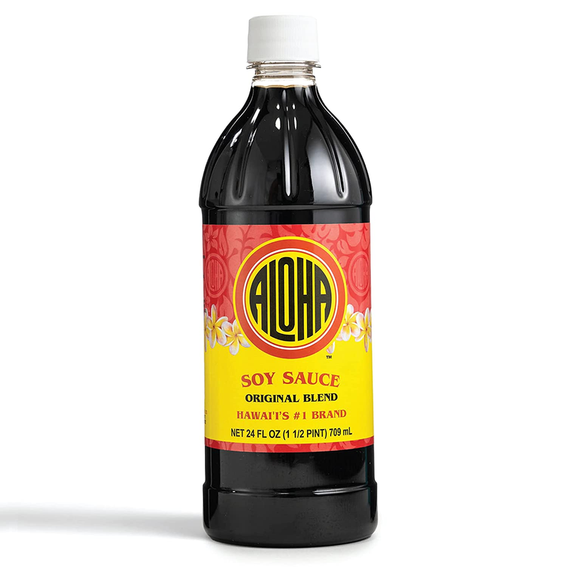 Aloha Shoyu Soy Sauce, Original Blend - Hawaiian Dark Soy Sauce with Smooth, Bal
