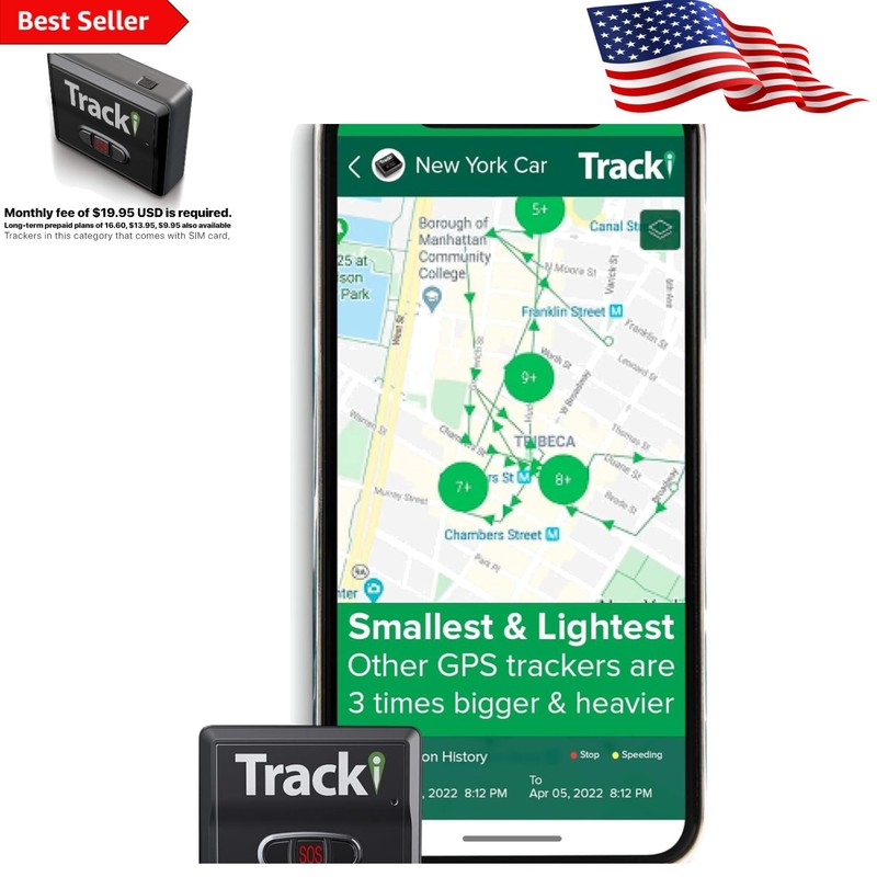 Portable 4G LTE GPS Tracker for Cars & Assets -