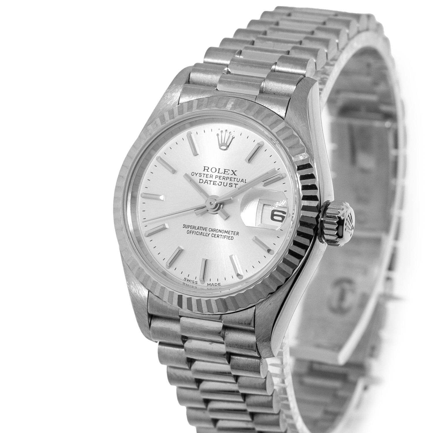 lady　0825 Rolex Lady-Datejust 28 279384RBR Dark Grey Diamond Markers