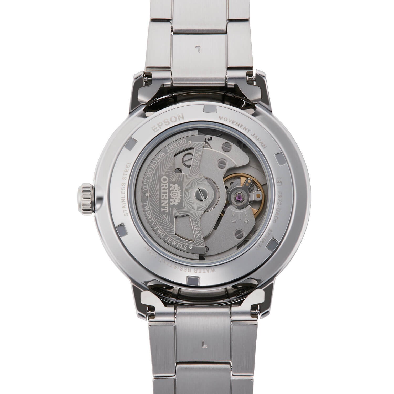 Pre-owned Orient Maestro Automatic Watch White Dial Basic Date Ac0e02s Made In Japan