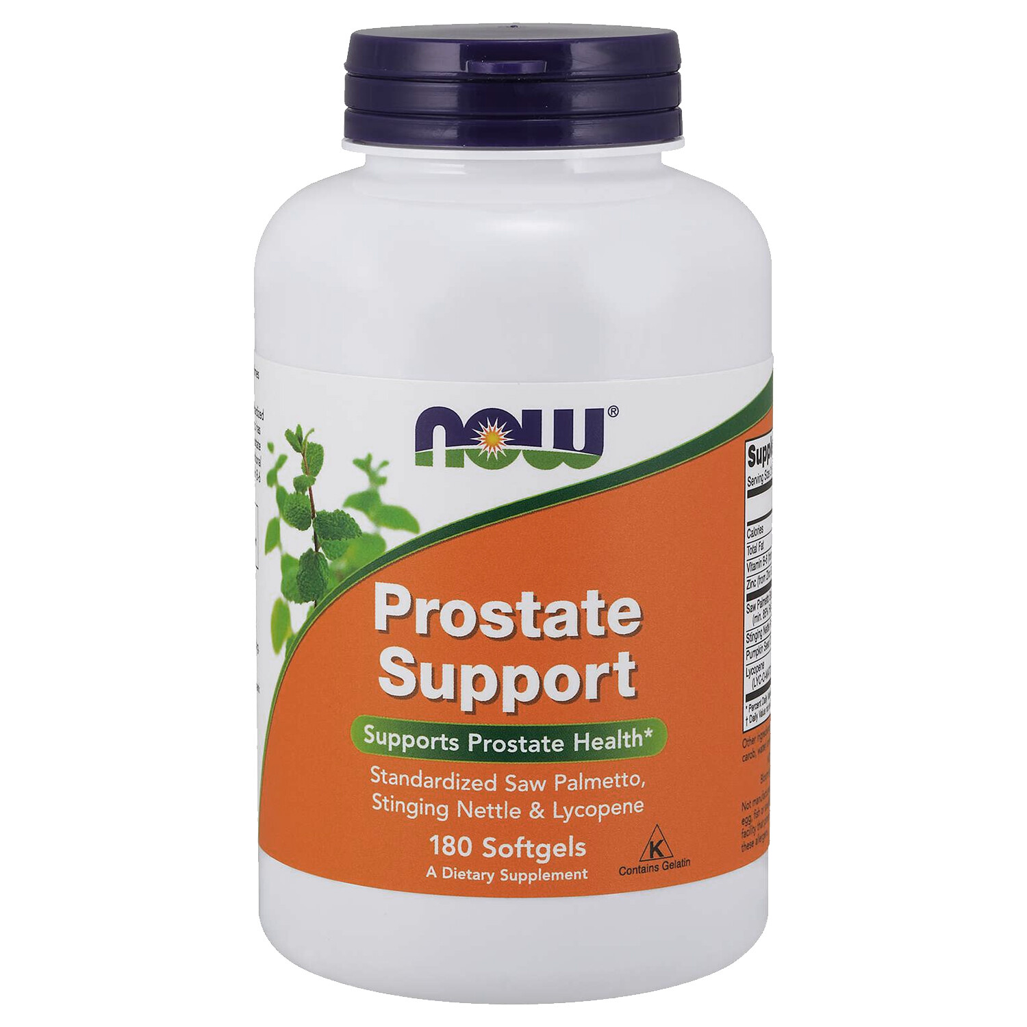 Now Prostate Support Standardized Saw Palmetto, ликопин жгучей крапивы, 180 гелей