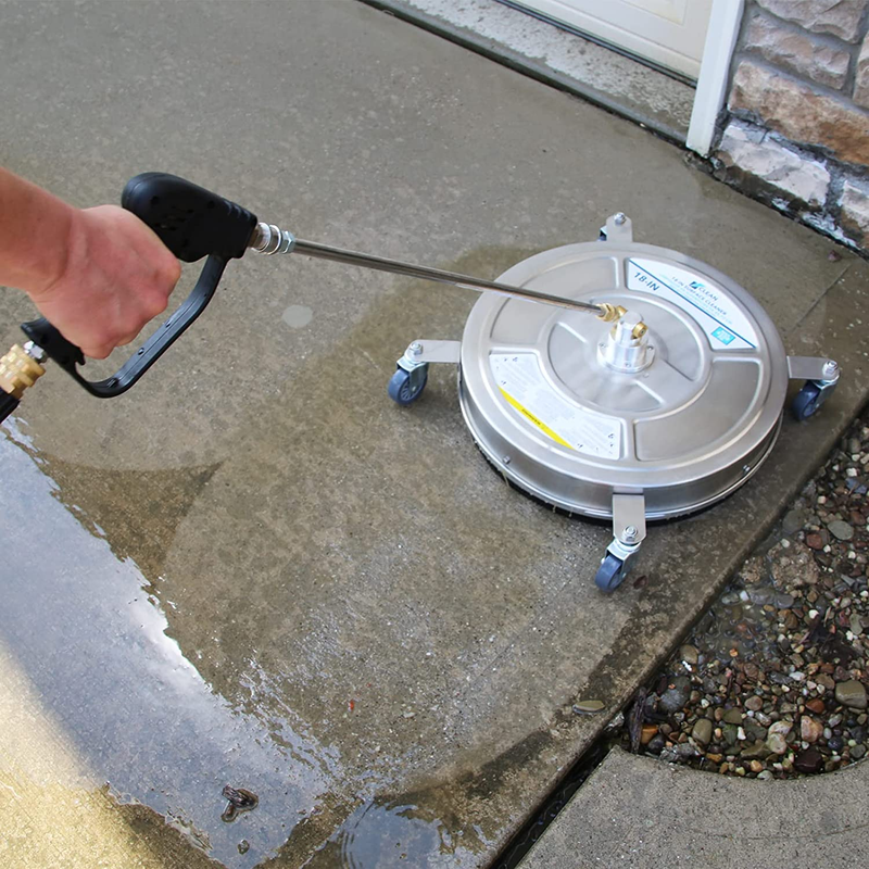 18-Inch PRO Surface Cleaner, Works with Pressure Washers 2800-4500 PSI, Dual-Rot