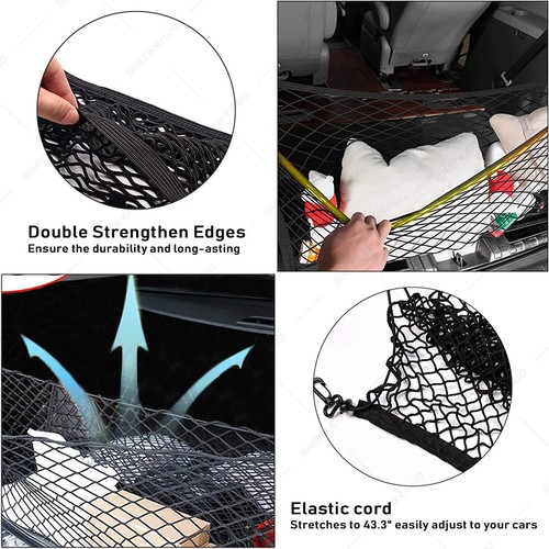 1X Nylon Rear Trunk Envelope Style Mesh Cargo Net for Chevy Equinox 2018-2023 US 1X Nylon Rear Trunk Envelope Style Mesh Cargo Net for Chevy Equinox 2018-2023 US