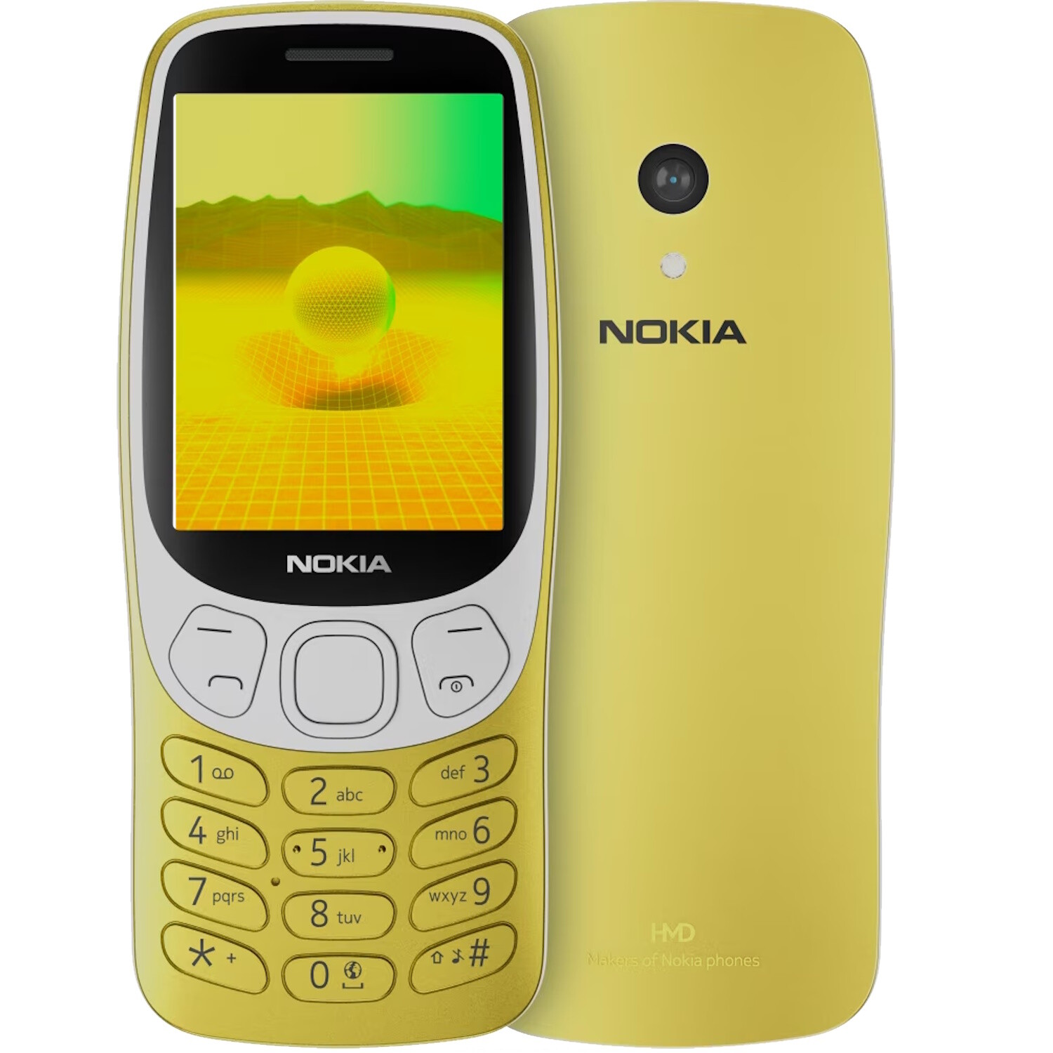 ノキア　Nokia 3210 4G Nokia 3210 4G (2024) Dual SIM, 2MP Camera, Y2K Gold