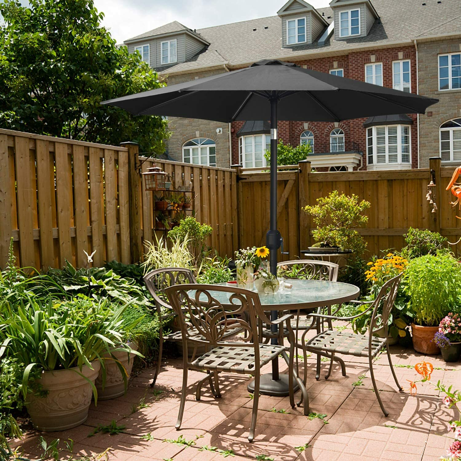 その他 Large Garden Umbrella, Patio Market Table Umbrellas, Round Colored Sun Umbrella, Waterproof Oxford Cloth, with Strong Ribs, For Amazon.com : 7.5FT Outdoor Patio Umbrella, Waterproof Market