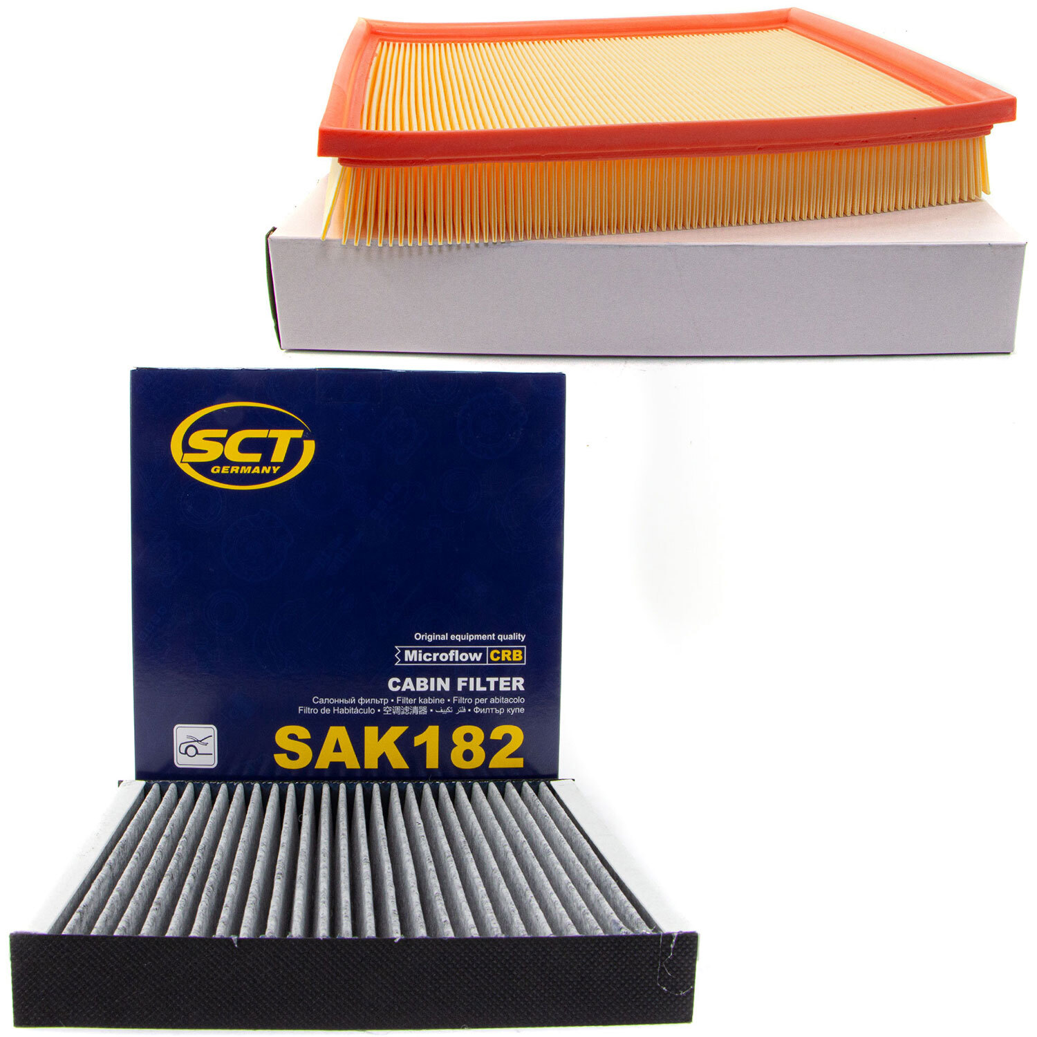 Filter Set Inspektion SCT Luftfilter + Innenraumfilter für Ford Transit 2.2 TDCi