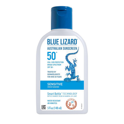 Sensitive Mineral Sunscreen with Zinc Oxide, SPF 50+, Water Resistant, UVA/UVB P