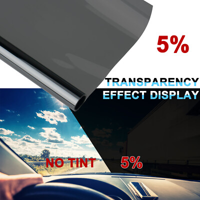 20in x 20FT Uncut Car Window Tint Film Roll 1-50% VLT For Car Home Office Glass