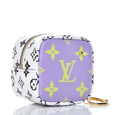 LOUIS VUITTONキューブ LOUIS VUITTON Giant Cube Monogram Purple/Black/White Coin