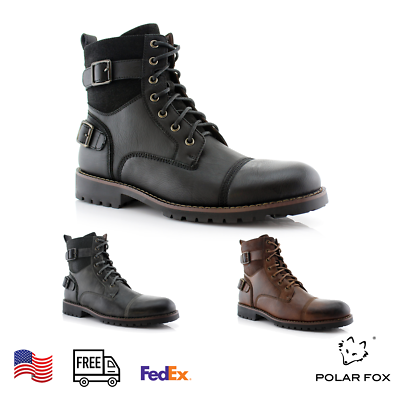 Polar Fox Men s Motorcycle Boots Riding Hiking Waterproof