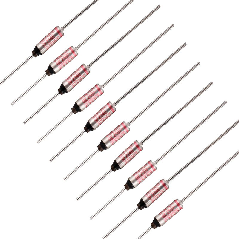 Thermal Fuse SF214E 10A 250V for Appliance 216C Cutoff (10Pk)