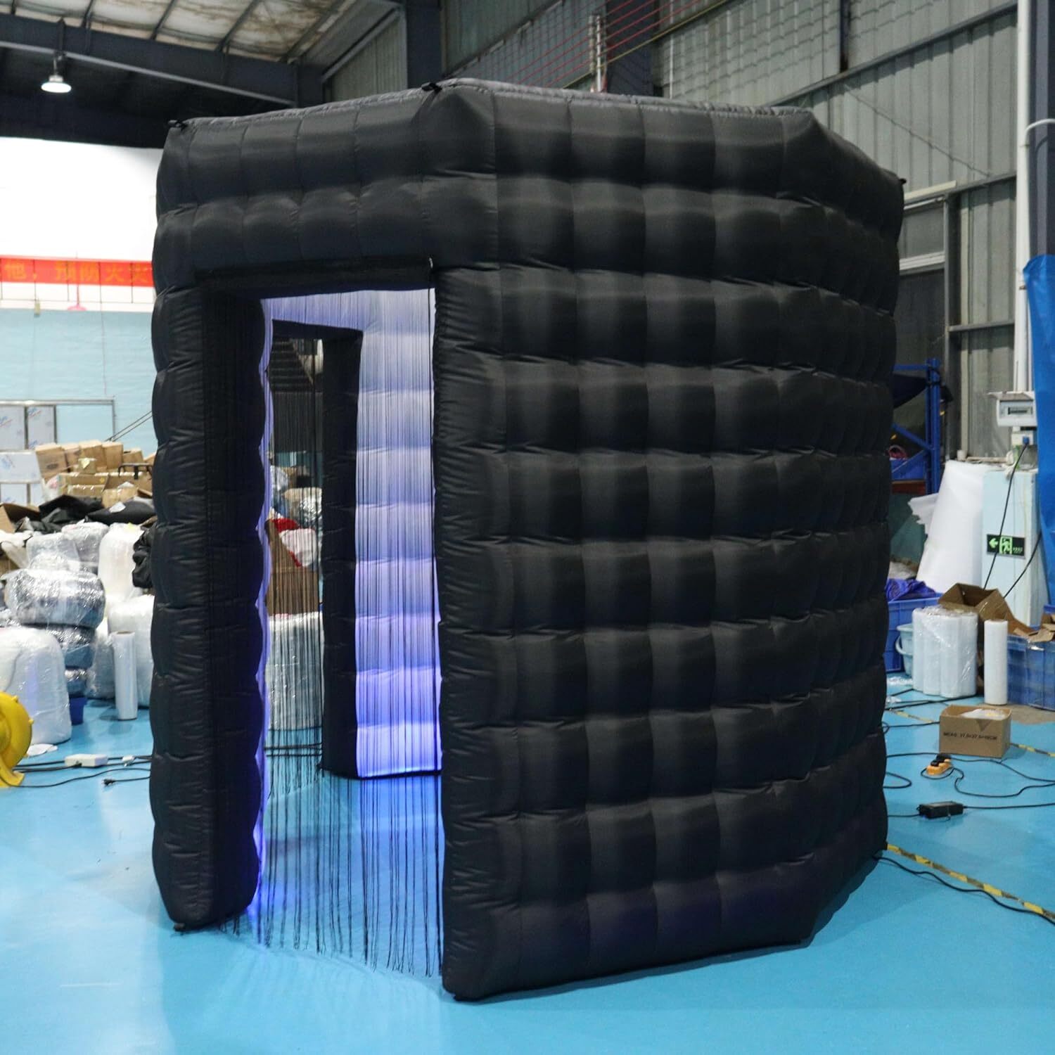 Inflatable Photo Booth Backdrop LED Enclosure Tent for Event Show Party Birthday