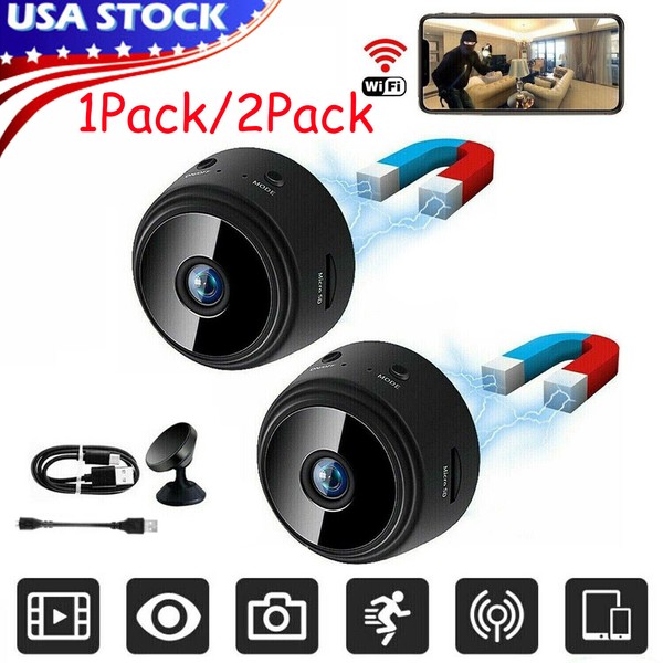 Wi-Fi security cameras with smartphone connectivity.