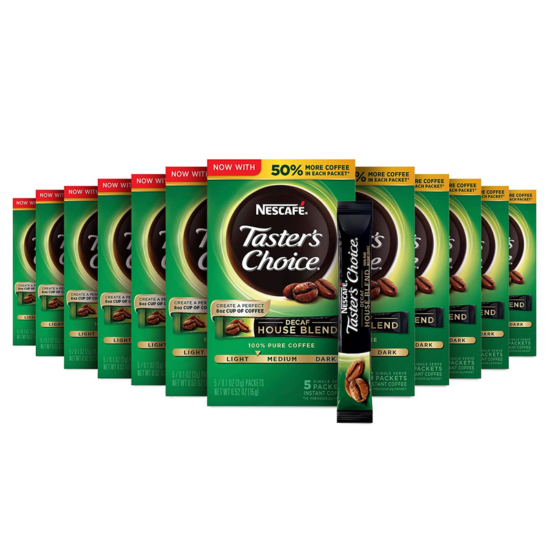 Nescafe Taster's Choice Decaf Instant Coffee Powdered Espres