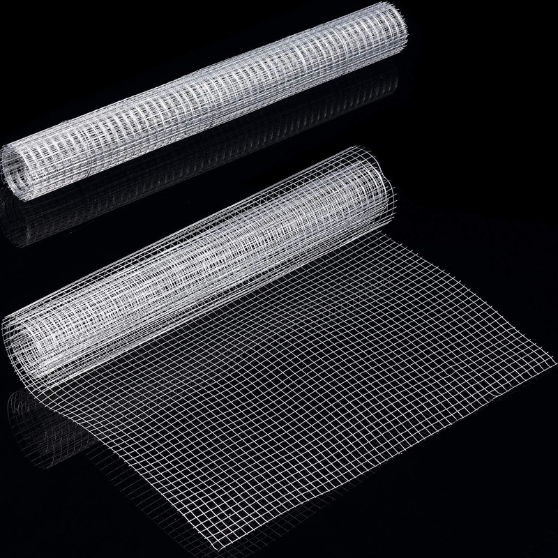 2 Sheets 1/4 Inch Wire Metal Mesh Chicken Wire Net For Craft Work 13.7 x 40 Inch