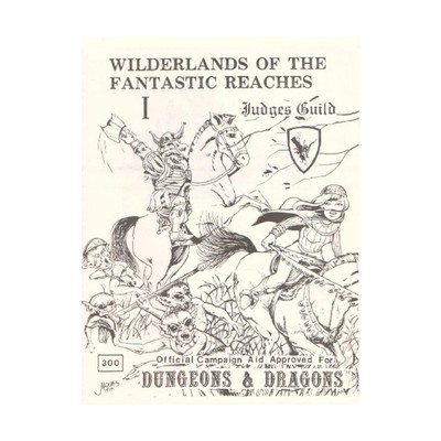 Judges Guild D&D Module Wilderlands of the Fantastic Reaches (1st) VG