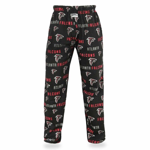 Zubaz NFL Football Men's Atlanta Falcons Print Logo Comfy Pants, Color Options