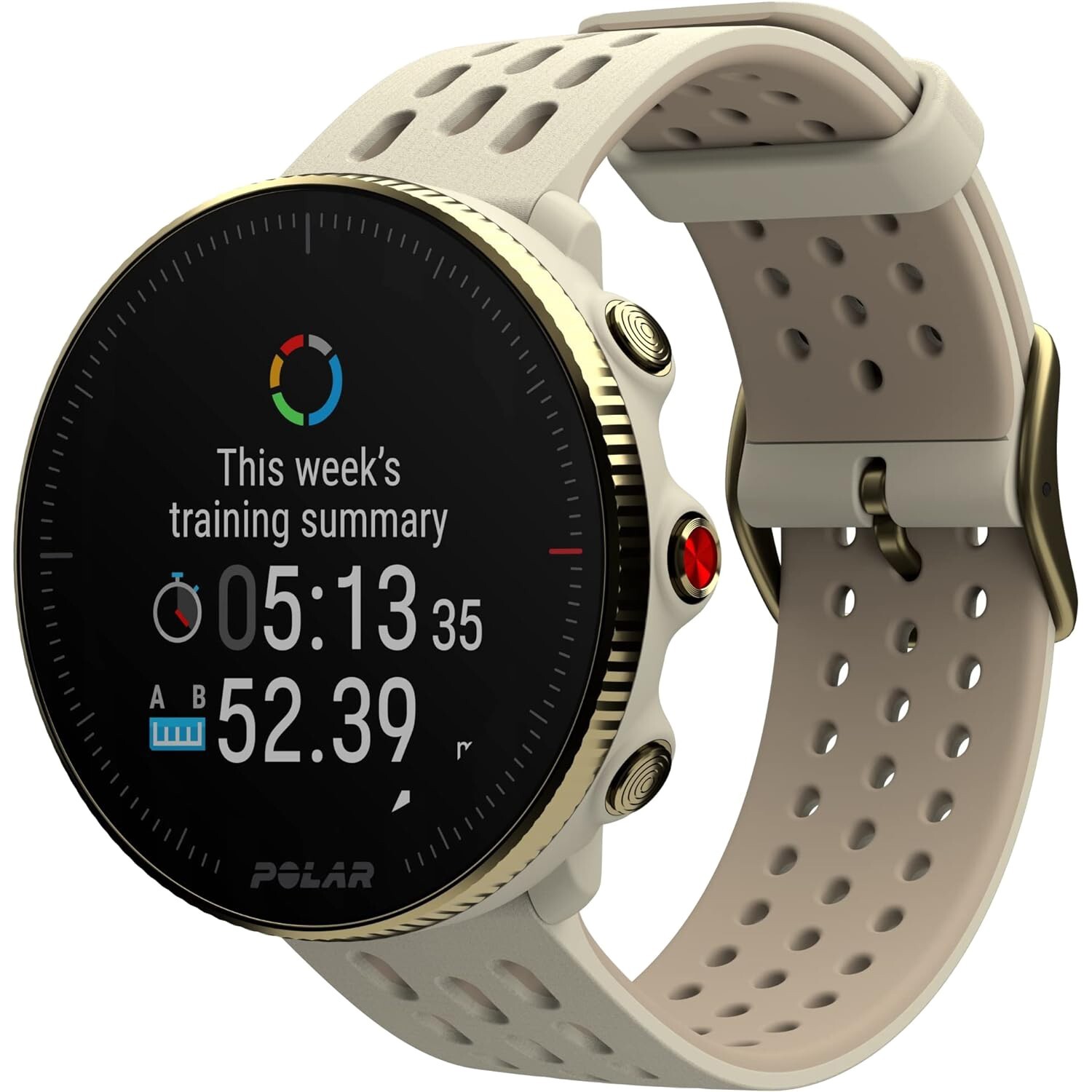 Polar Vantage M2 Gold-Champagne Bluetooth Smartwatch NEW | eBay