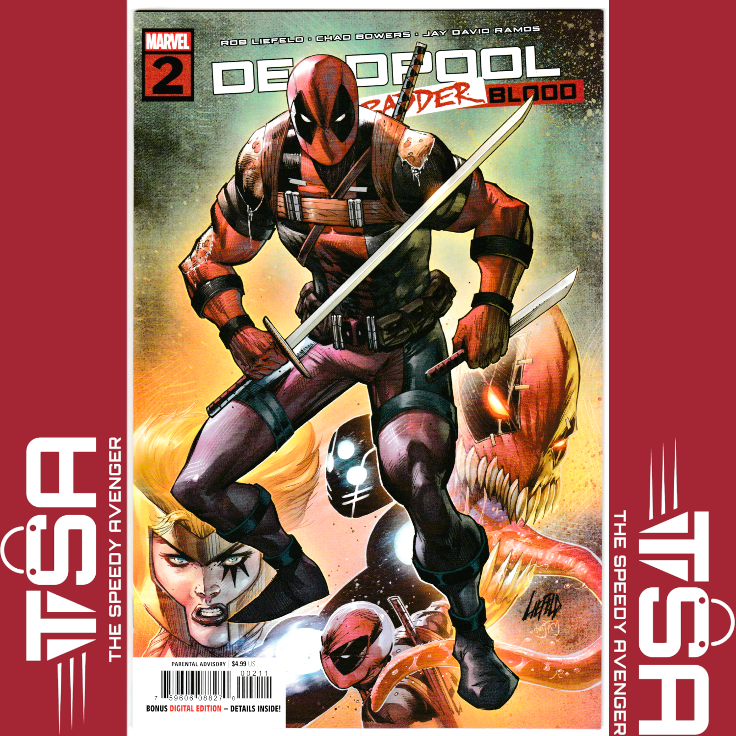DEADPOOL BADDER BLOOD #1 Rob Liefeld Regular Cover A KEY FIRST FULL SHATTERSTORM