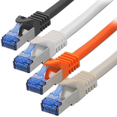 CAT.7 CAT 7 Patchkabel Netzwerkkabel LAN DSL Ethernet Netzwerk Kabel 0,15m - 50m