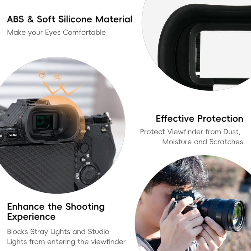 Soft Silicon Camera Viewfinder Eyecup Eye Cup Eyepiece Replacement for Sony Alph