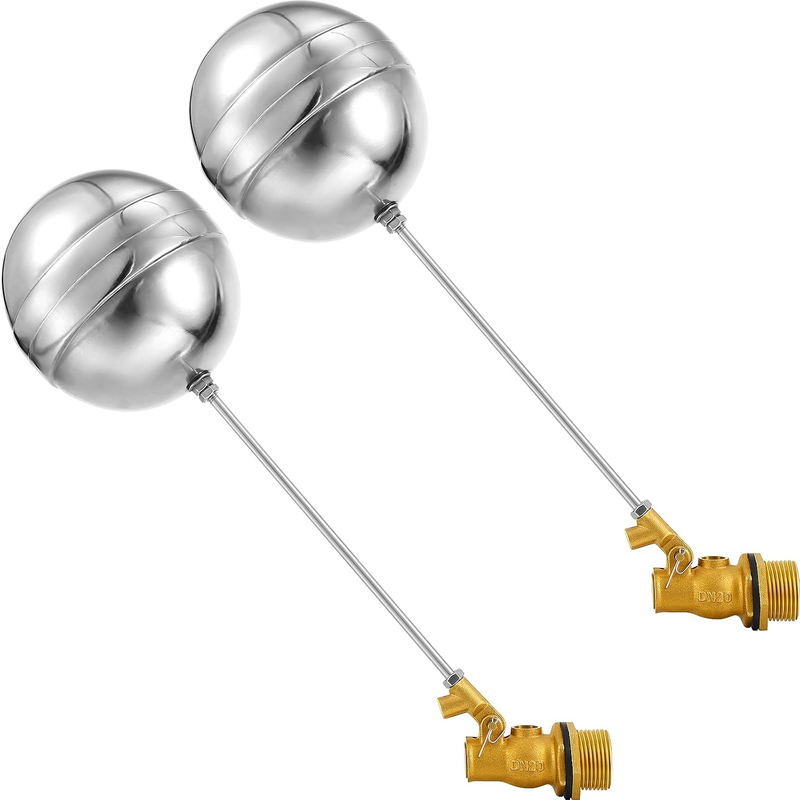 Float Valve for Water Tank Stainless Steel Float Ball Valve 3/4 Inch DN20 Floati