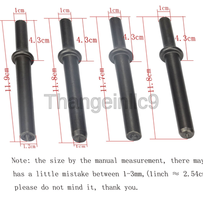 Hanperal New 4pcs Smoothing Pneumatic Air Rivet Hammer Set,Air Rivet Hammer Set