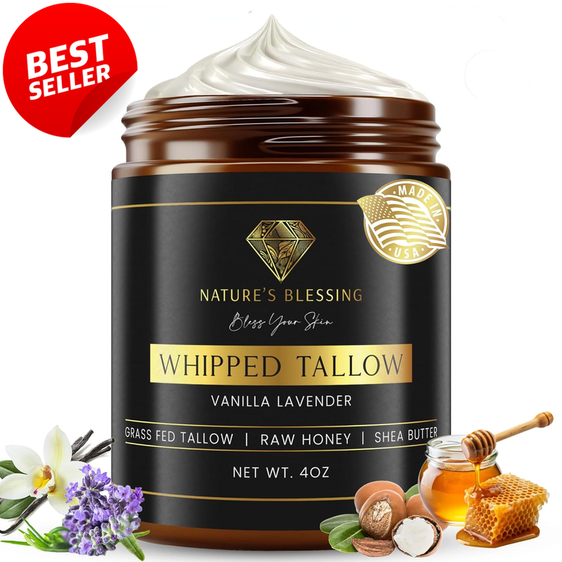 Anti Aging Beef Tallow Cream Collagen Honey Shea Butter Wrinkle Care - US
