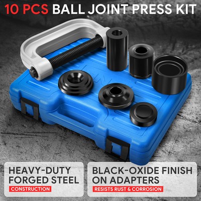 [10Pcs] Universal Ball Joint Press Service Repair Remover Adapter Tool Kit Set