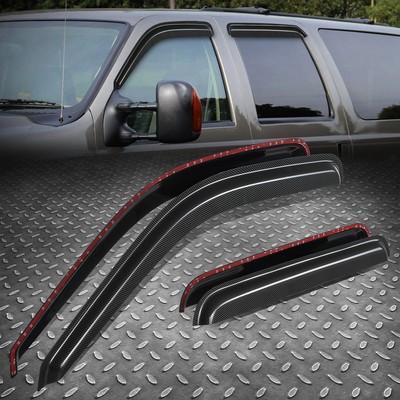 [Карбоновый внешний вид] Для Ford Excurion 00-05 С приклеивающимся к стеклу козырьком от дождя.