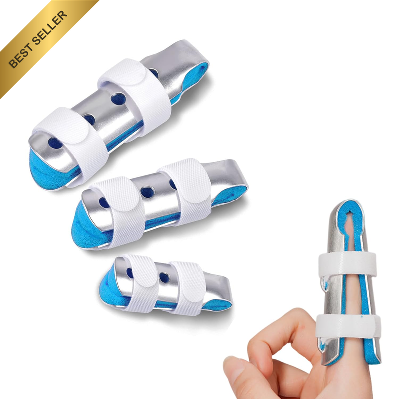 3-Size Finger Splint, Metal Thumb Splint, Aluminum Trigger Finger Splint, Thumb