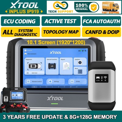 XTOOL INPLUS IP919 Automotive Diagnostic Scan Tool Bidirectional All System F/CA