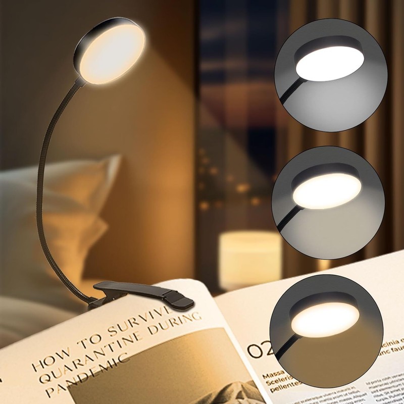 LqwellÂ® Leselampe Buch Klemme Im Bett, Usbï¼360Â° Flexibel Buchlampe FÃ¼R Kinder