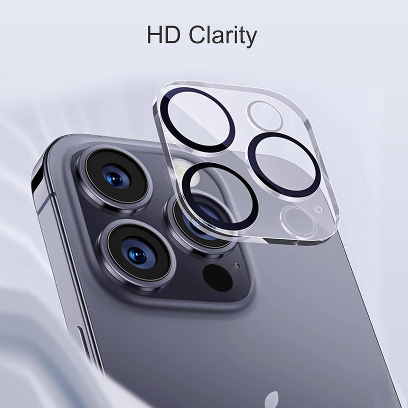 3 Pack Screen Protector for iPhone 15 Pro Max [6.7 inch] + 3 Pack Camera Lens Pr