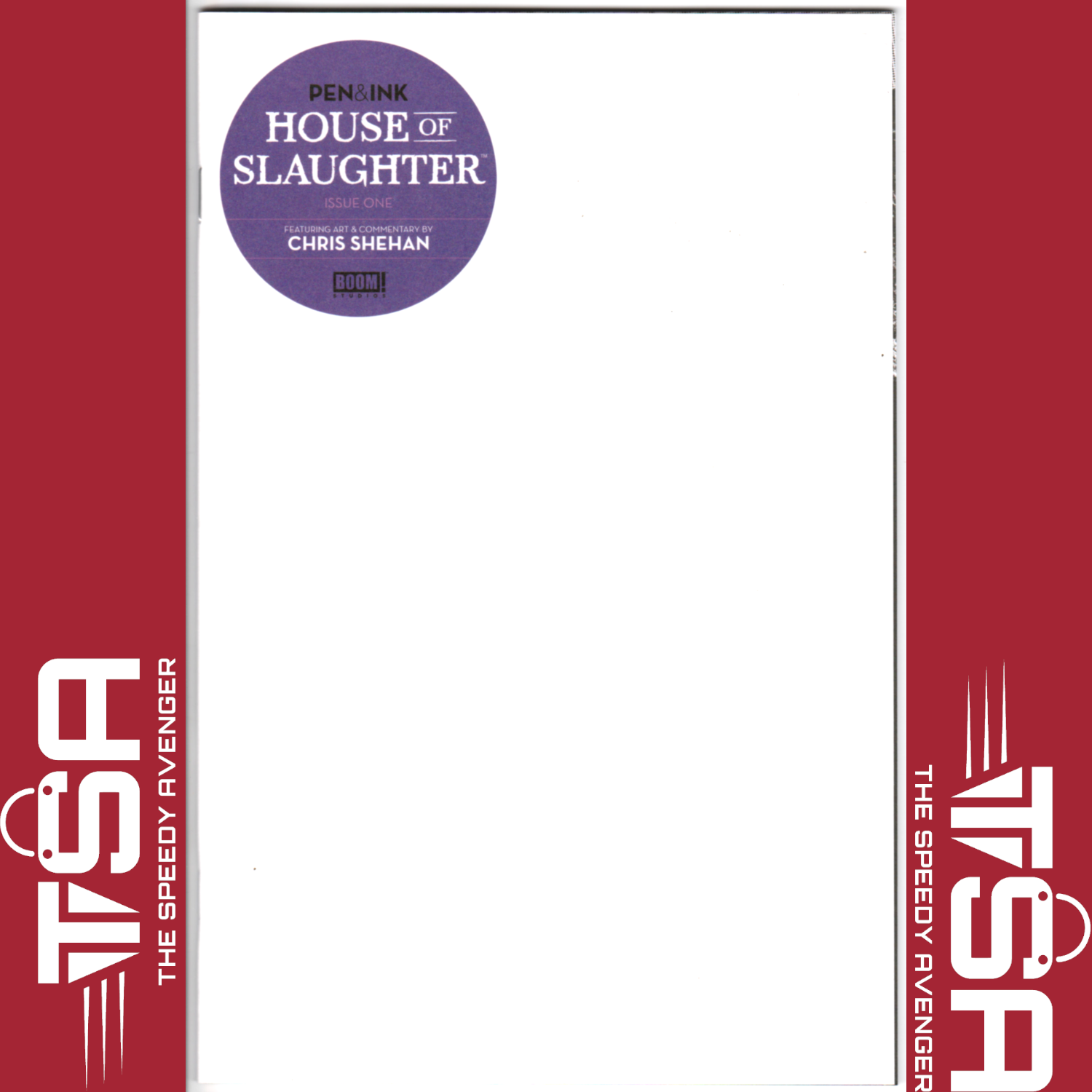 HOUSE OF SLAUGHTER PEN & INK #1 Blank Sketch Variant 2024 BOOM! Studios Shehan