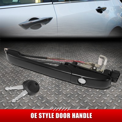 ДЛЯ PASSAT 94-97 ЧЕРНАЯ ТЕКСТУРИРОВАННАЯ НАРУЖНАЯ РУЧКА ПЕРЕДНЕЙ ЛЕВОЙ ДВЕРИ с ЗАМОЧНОЙ СКВАЖИНОЙ + КЛЮЧ