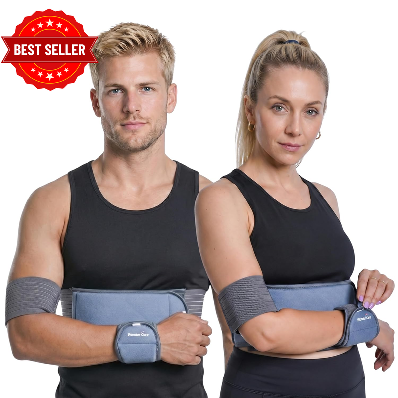 Wc-Left Right Shoulder Immobilizer Arm Sling Elastic Brace for Clavicle Collar B