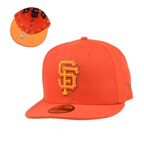 Мужская кепка New Era San Francisco Giants MLB Monocamo 59Fifty оранжевая