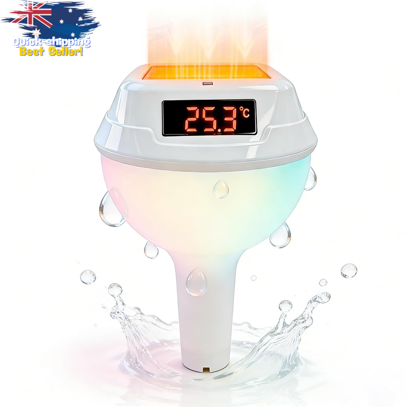 Wireless Floating Pool Thermometer Digital Solar IP68 Waterproof Hot Tub