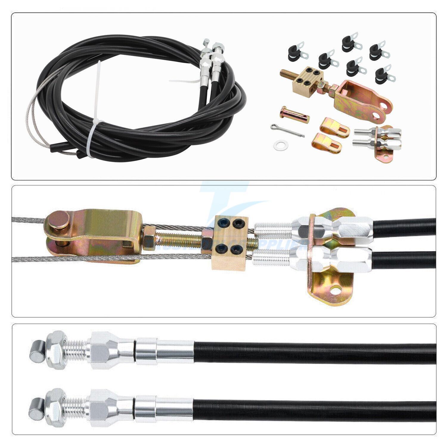 Universal Rear Disc/Drum Emergency Parking Brake Cable Kit 330-9371 E-Brake Set