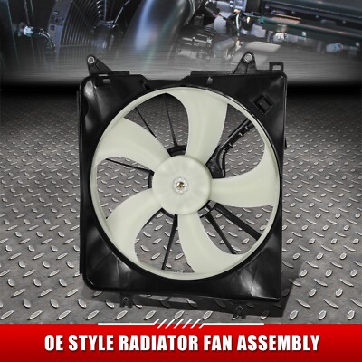 Для 17-19 Honda CR-V 2.4L 4-цилиндровый двигатель OE в стиле OE Вентилятор охлаждения радиатора в сборе