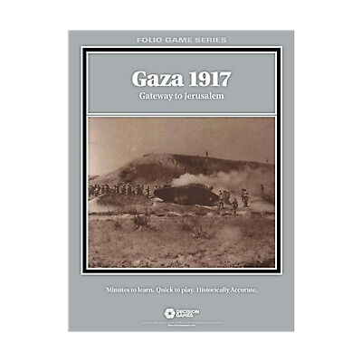 Decision Games Folio Wargame Gaza 1917 - Gateway to Jerusalem Bag VG+