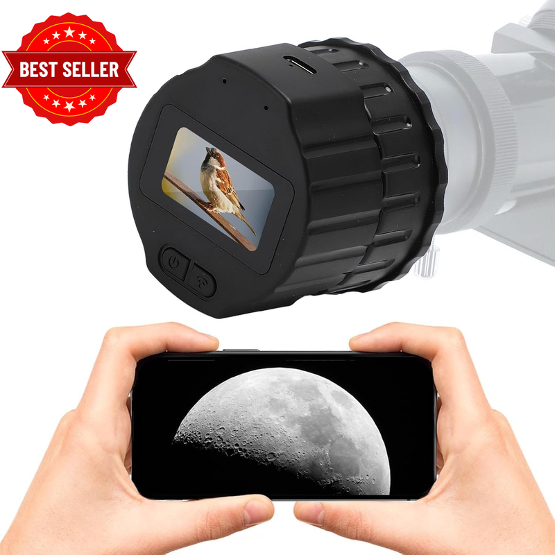 Wifi Telescope Camera Eyepiece, 16MP 1920X1080P Electronic Eyepiece Camera with